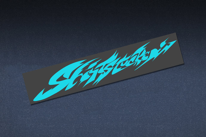 SHIRTSTUCKEDIN WARP GLOW STICKER