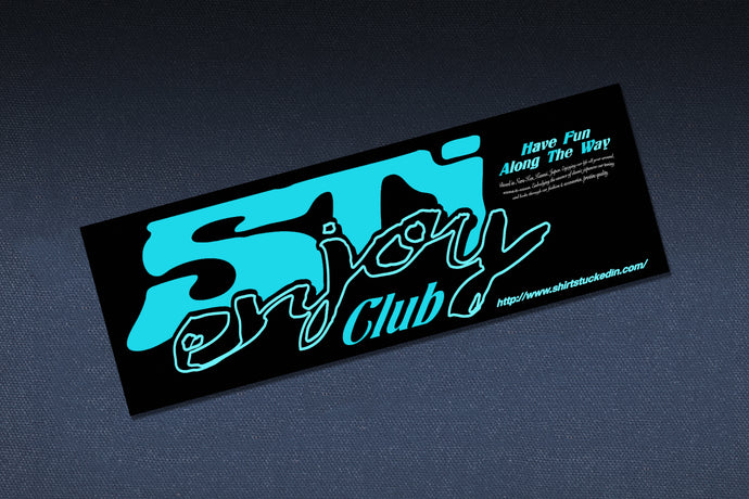 SHIRTSTUCKEDIN S T I GLOW STICKER