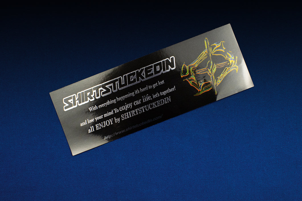 SHIRTSTUCKEDIN ACID TWIST CLUB STICKER