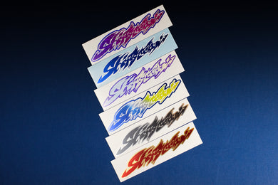 SHIRTSTUCKEDIN WARP LOGO LEAF STICKERS
