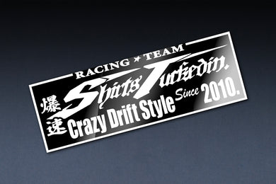 SHIRTSTUCKEDIN CRAZY CAR STYLE V2 CLUB STICKER