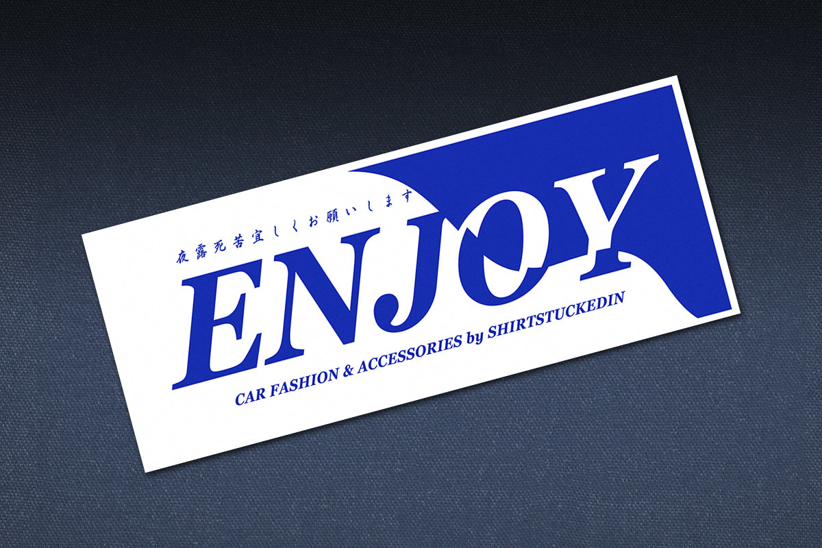 SHIRTSTUCKEDIN ENJOY WAVE CLUB STICKER – shirtstuckedin