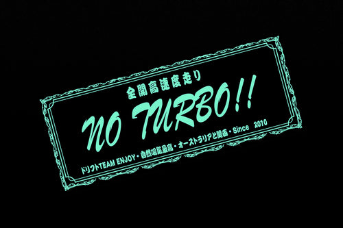 SHIRTSTUCKEDIN NO TURBO GLOW CLUB STICKER