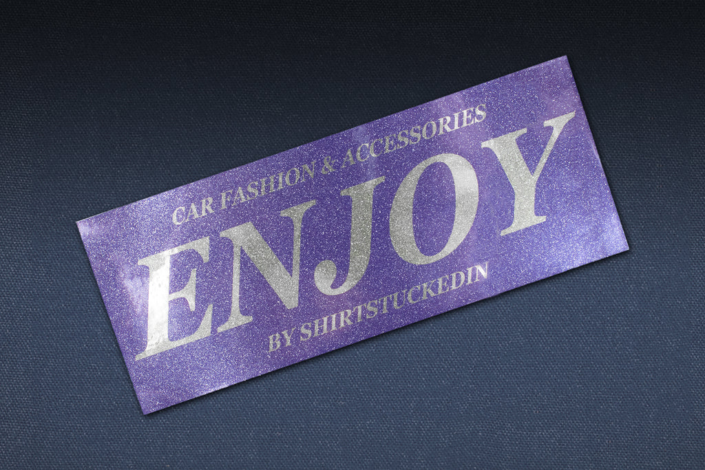 SHIRTSTUCKEDIN ENJOY SIMPLE CLUB STICKER – shirtstuckedin